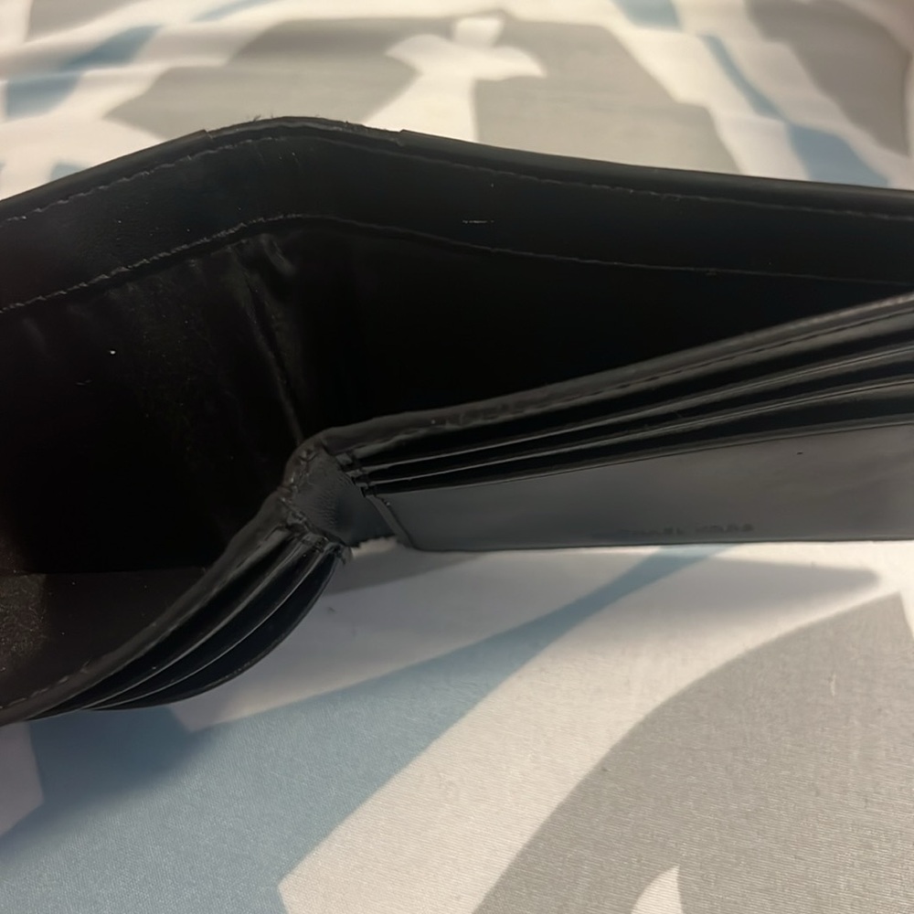 Michael Kors Black Leather Wallet - Picture 5 of 8